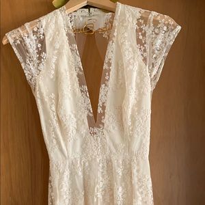 Ivory Lace dress Aaliyah By Sau